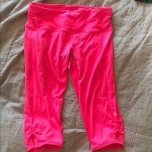 Lululemon 19” Bright Pink Leggings